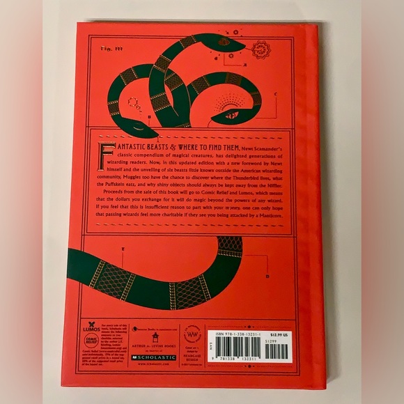 J.K. Rowling Fantastic Beasts & Where to Find Them Hardcover Book - Picture 7 of 8